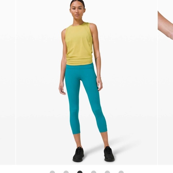 Lululemon Pace Rival High-Rise Crop 22" in Hawaiian Blue - Picture 1 of 12